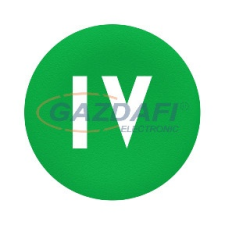 SCHNEIDER ZBAF338 Harmony Ø30 panelbe süllyesztett nyomógomb tető, zöld, &quot;IV villanyszerelés