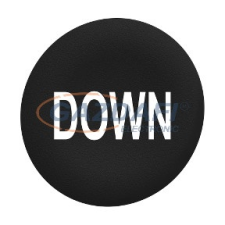 SCHNEIDER ZBAF344 Harmony Ø30 panelbe süllyesztett nyomógomb tető, zöld, "DOWN villanyszerelés