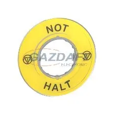 SCHNEIDER ZBY9220 3D felirati címke NOT HALT villanyszerelés