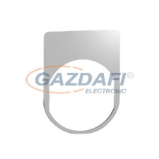 SCHNEIDER ZBYM2CUST01 Harmony felirati tábla, 30x40 mm, fém, Ø22 készülékekhez, gravírozott, személyre szabott villanyszerelés