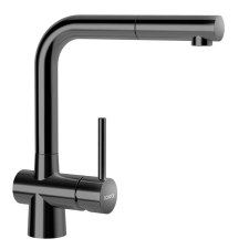 Schock Laios Ext konyhai csaptelep Gunmetal, kihúzható fejjel, beépíthető csaptelep