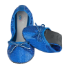Scholl Pocket Balerinacipő kék színű 1 pár 41-42 KIFUTÓ, UTOLSÓ DARABOK!!!