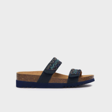  Scholl Zafirah Sötétkék/Multi, 36 női papucs