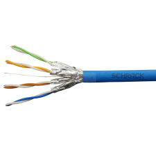 Schrack Számítógépvezeték U/FTP CAT6a 4x2xAWG23/1, 500Mhz, LS0H, Dca villanyszerelés