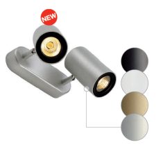 Schrack Technik LI152020  Enola_B Wall- & ceiling lumin. double 2xGU10 max.50W, black világítás