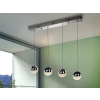 Schuller SPHERE króm-fehér LED függesztett lámpa (SCH-793635) LED 4 izzós IP20