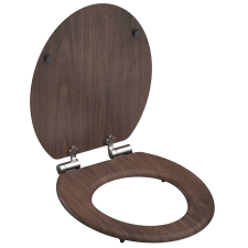 SCHÜTTE DARK WOOD MDF finoman záródó WC-ülőke (435087) takarító és háztartási eszköz