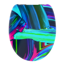 SCHÜTTE Schütte WC ülőke NEON PAINT | Duroplast, Soft Close takarító és háztartási eszköz