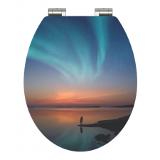 SCHÜTTE Schütte WC ülőke POLAR LIGHTS | MDF HG, Soft Close takarító és háztartási eszköz