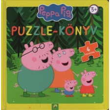 Schwager &amp; Steinlein Verlag Peppa Malac: Puzzle-könyv - 4 kirakóval (sárga) gyermek- és ifjúsági könyv