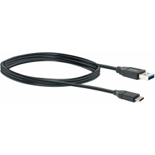 Schwaiger USB-Kabel 3.1 St. C->3.0 TypA        1,00m schwarz (CK3141533) kábel és adapter