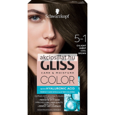 Schwarzkopf Gliss Color hajfesték 5-1 Hűvösbarna hajfesték, színező