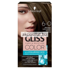 Schwarzkopf Gliss Color hajfesték 6-0 Természetes világosbarna hajfesték, színező
