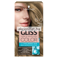 Schwarzkopf Gliss Color hajfesték 8-0 Természetes szőke hajfesték, színező