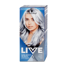 Schwarzkopf Live Color hajszínező 98 Acélos ezüst hajfesték, színező