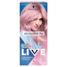 Schwarzkopf Live Color hajszínező P123 rózsaarany hajfesték, színező