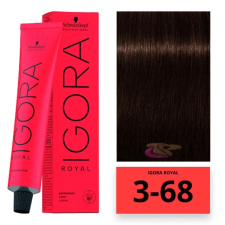 Schwarzkopf Professional Schwarzkopf Igora Royal hajfesték 3-68 hajfesték, színező