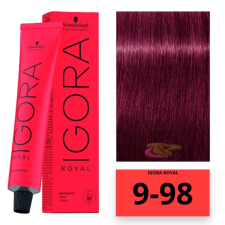 Schwarzkopf Professional Schwarzkopf Igora Royal hajfesték 9-98 hajfesték, színező