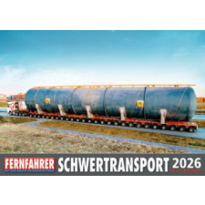  Schwertransporter Kalender 2026 naptár, kalendárium
