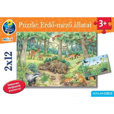 Scolar Kiadó Kft. Puzzle: Erdők-mezők állatai társasjáték