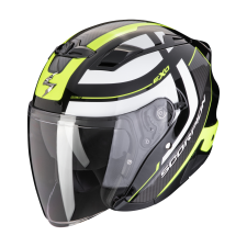 Scorpion EXO-230 PUL nyitott bukósisak fekete-fluo sárga bukósisak