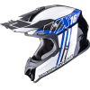 Scorpion VX-16 EVO Air Lignes motokrossz bukósisak fekete-kék