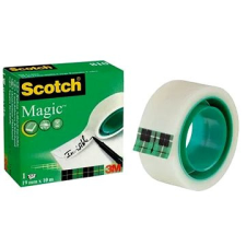 Scotch Magic 19 mm x 10 m, láthatatlan a papíron ragasztószalag és takarófólia