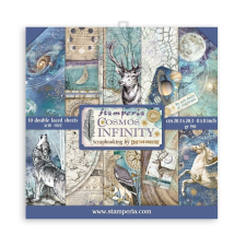  Scrapbooking kis tömb 10 lap 20,3X20,3 cm - Cosmos Infinity dekorációs kellék