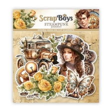 ScrapBoys Kivágatok - Steampunk Journey - Ephemera (1 csomag) matrica