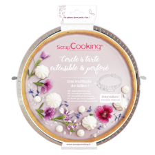 Scrapcooking állítható tarte gyűrű, fém, 16-30 cm sütés és főzés