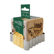  Scrapcooking kekszkészítő kocka nyomdával, Dino sütés és főzés