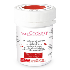 Scrapcooking por étefesték, piros, 5g sütés és főzés