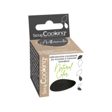 ScrapCooking természetes por ételfesték, antracit fekete, 3g sütés és főzés