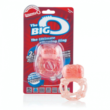  Screaming Big - vibrációs péniszgyűrű (barack) péniszgyűrű