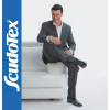 Scudotex 452 ezüstszálas pamut kompressziós férfi térdzokni 18-21 hgmm, 280 den, fekete, VI. (46-47)