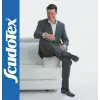 Scudotex 452 ezüstszálas pamut kompressziós férfi térdzokni 18-21 hgmm, 280 den, sötétbarna, IV. (42-43)