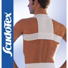 Scudotex 623 Emlékeztető, tartásjavító heveder, fehér, hátsó T-megtámasztással, 5. (XL) gyógyászati segédeszköz