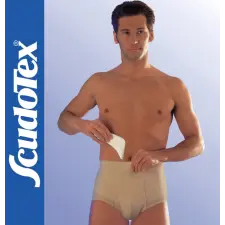 Scudotex 645 pamut Lágyéksérv nadrág támasztó pelottával, bézs, VI. (XXL) gyógyászati segédeszköz