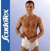 Scudotex 647 pamut Lágyéksérv nadrág támasztó pelottával, szürke-melange, III. (M)