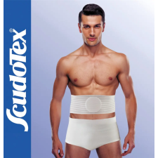 Scudotex 686 fehér köldöksérv öv fém betéttel, 5. (XL) gyógyászati segédeszköz