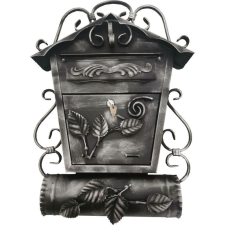  SD2TO postaláda fekete ezüst patinával, Ezüst + fekete postaláda