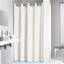 Sealskin Coloris fehér zuhanyfüggöny 180 x 200 cm fürdőszoba kiegészítő