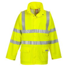  Sealtex Flame Hi-Vis lángálló esőkabát PW_FR41YERM Sárga - M méret láthatósági ruházat