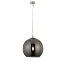 Searchlight Balls egy foglalatos króm függeszték füst üveggel E27 60W világítás