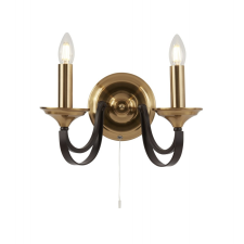 SEARCHLIGHT Belfry bronz-barna falikar (SL-1842-2BZ) E14 2 izzós IP20 világítás