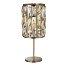 SEARCHLIGHT Bijou bronz kristály asztali lámpa (SL-EU6584AB) E14 1 izzós IP20 világítás