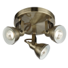 SEARCHLIGHT Focus bronz mennyezeti spotlámpa (SL-1543AB) GU10 3 izzós IP20