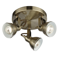SEARCHLIGHT Focus bronz mennyezeti spotlámpa (SL-1543AB) GU10 3 izzós IP20 világítás