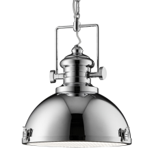 SEARCHLIGHT INDUSTRIAL PENDANTS króm függesztett lámpa (SL-2297CC) E27 1 izzós világítás
