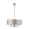 SEARCHLIGHT Knightsbridge ezüst függesztett lámpa (SL-4785-5SS) E14 5 izzós IP20